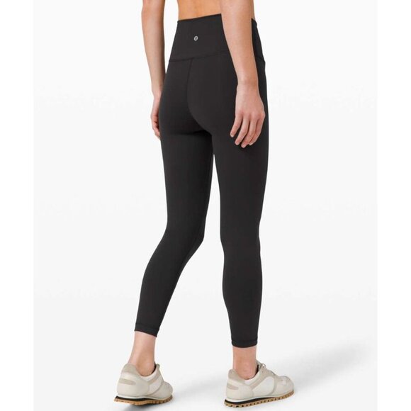 Lululemon Wunder Train High-Rise Tight 25" Black Size 20 - Picture 1 of 7